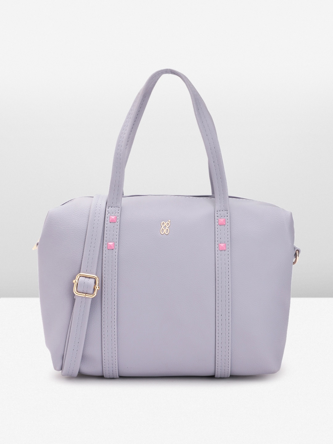 

Baggit Structured Handheld Bag, Purple