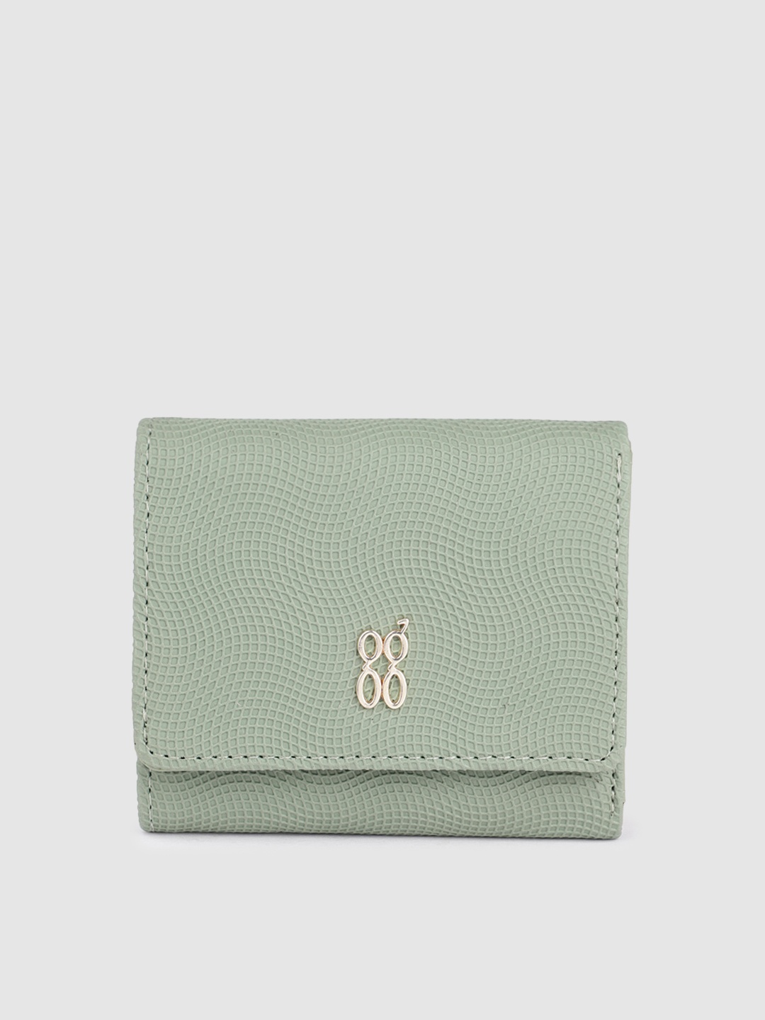 

Baggit Women Three Fold Wallet, Green