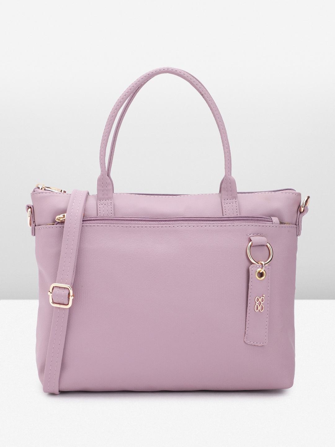 

Baggit Women Solid Handheld Bag, Lavender