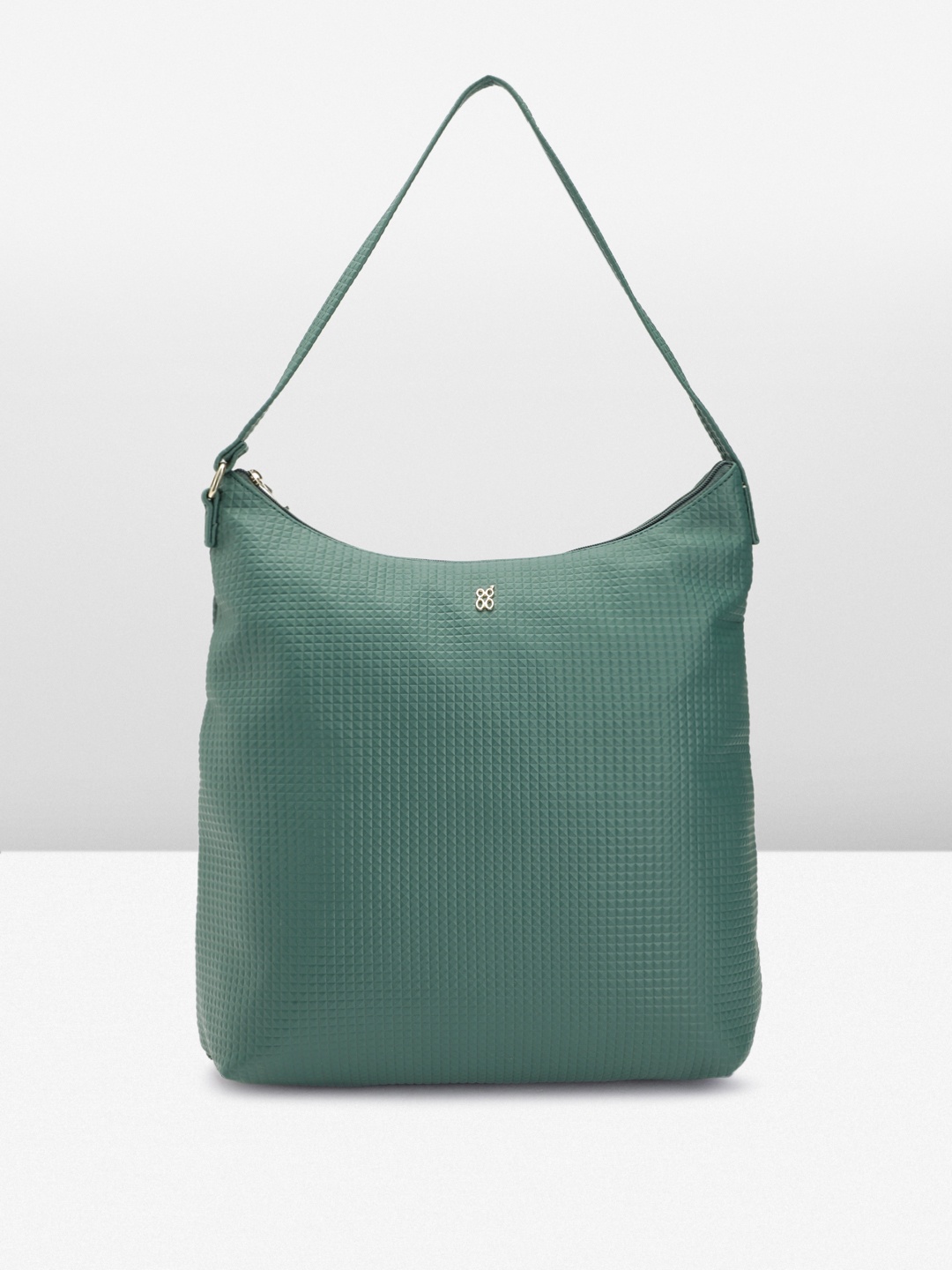 

Baggit Women Textured Hobo Bag, Green