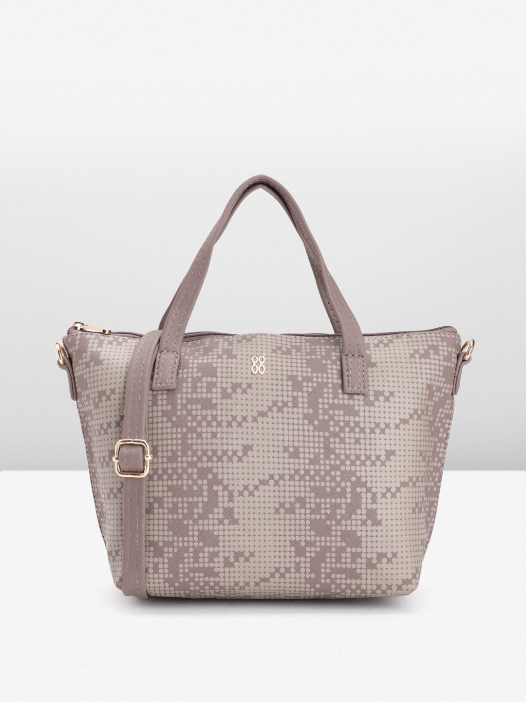 

Baggit Women Printed Handheld Bag, Purple
