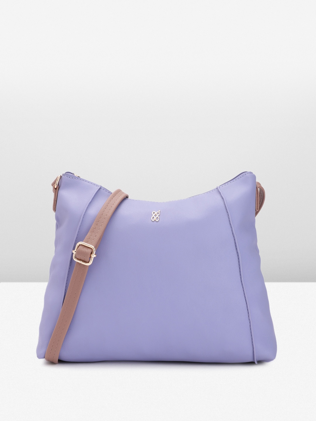 

Baggit Structured Sling Bag, Violet