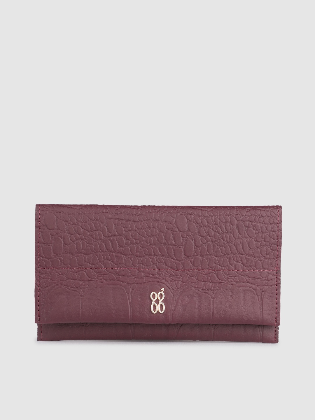 

Baggit Women Textured Envelope, Maroon