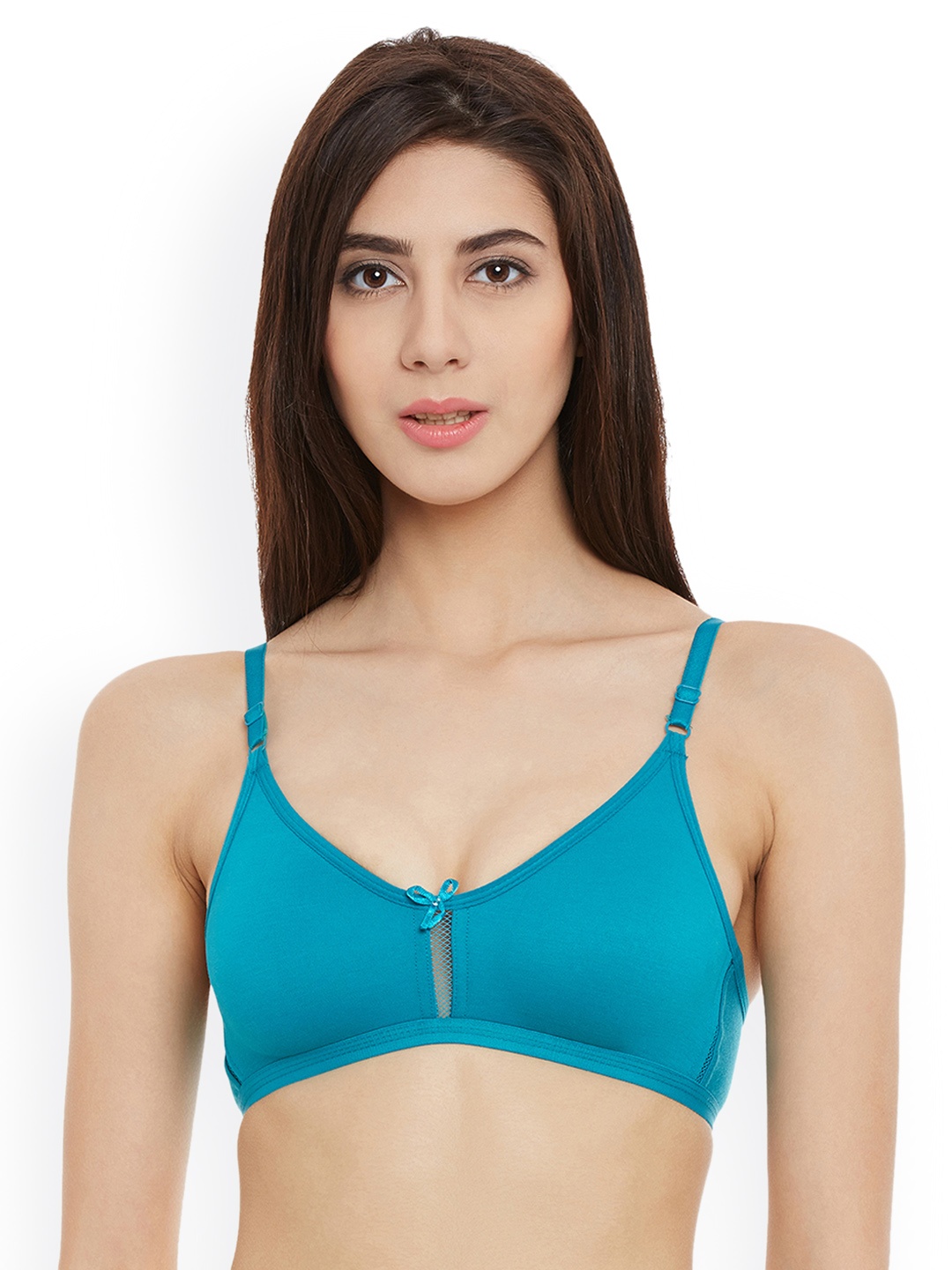 

Clovia Smoothie Non-Padded Non-Wired Full Coverage Bra, Green