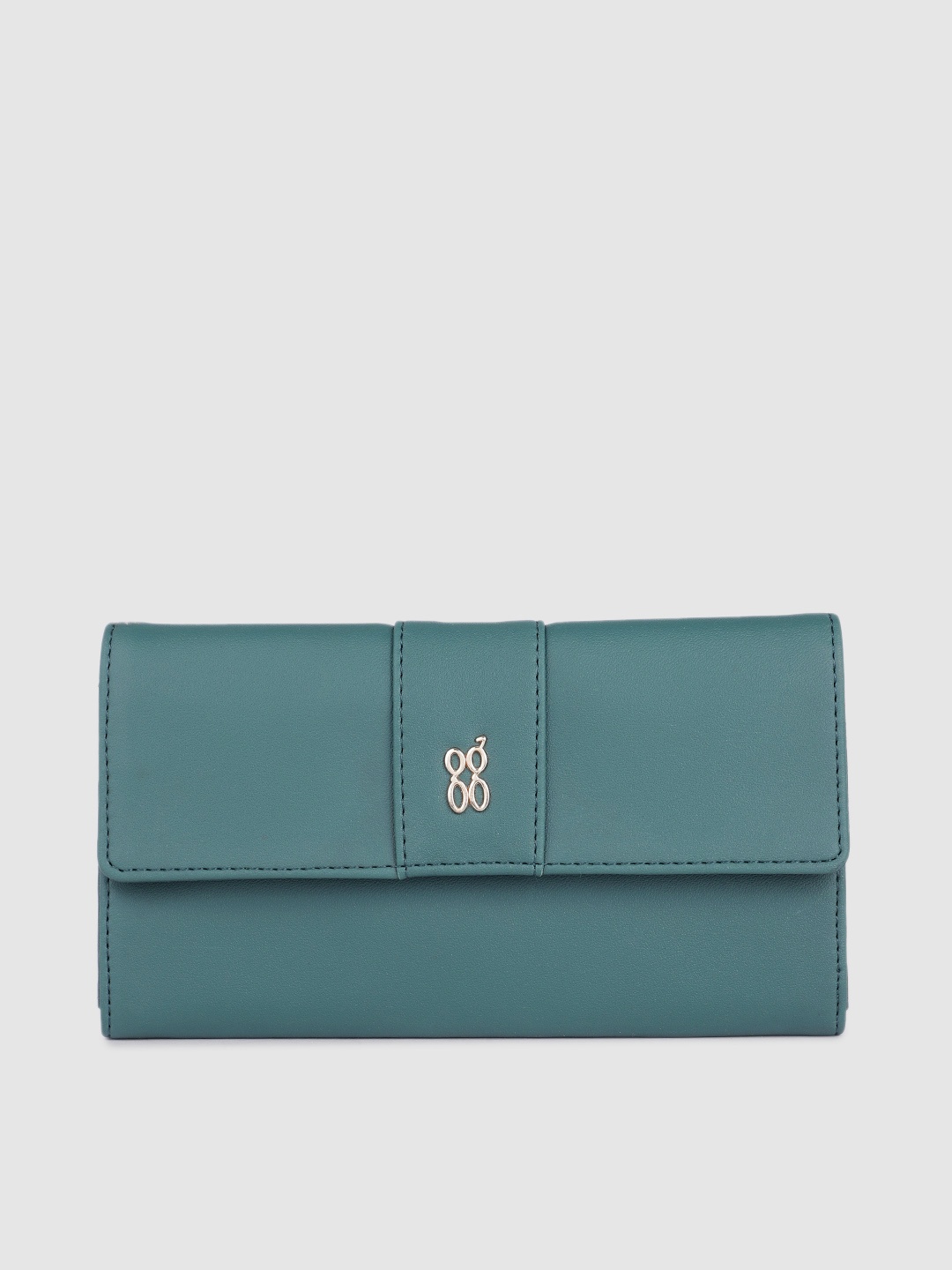 

Baggit Women Three Fold Wallet, Teal