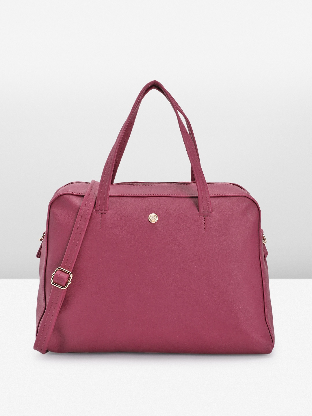 

Baggit Structured Handheld Bag, Purple