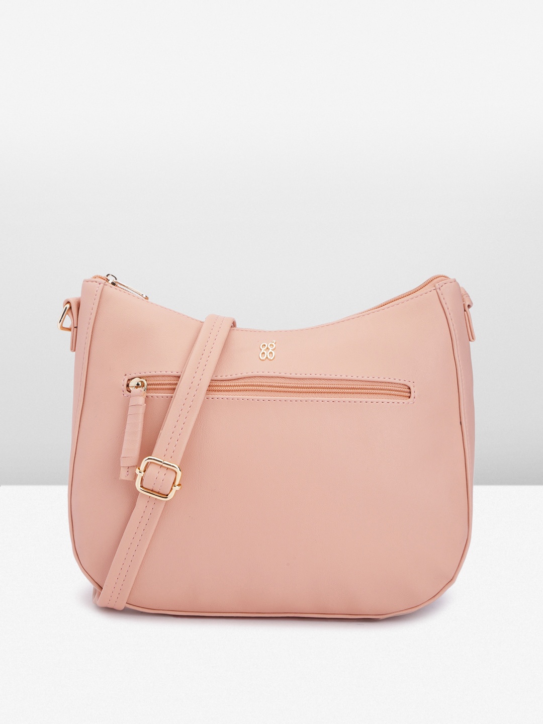 

Baggit Women Solid Sling Bag, Pink