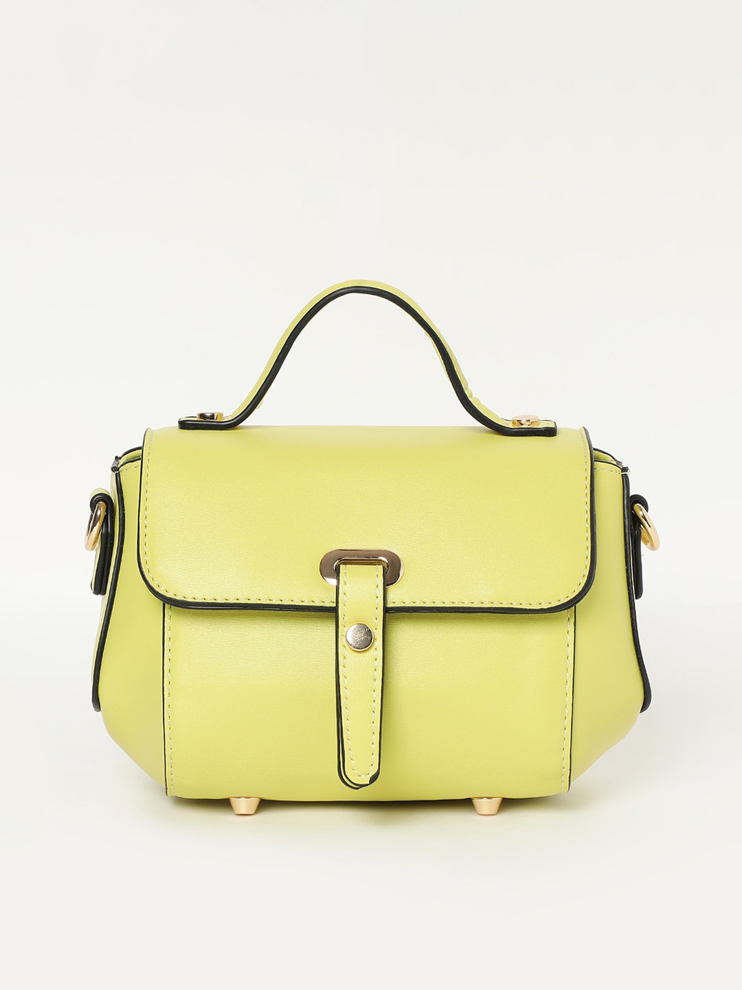 

Ginger by Lifestyle Structured Satchel Bag, Lime green