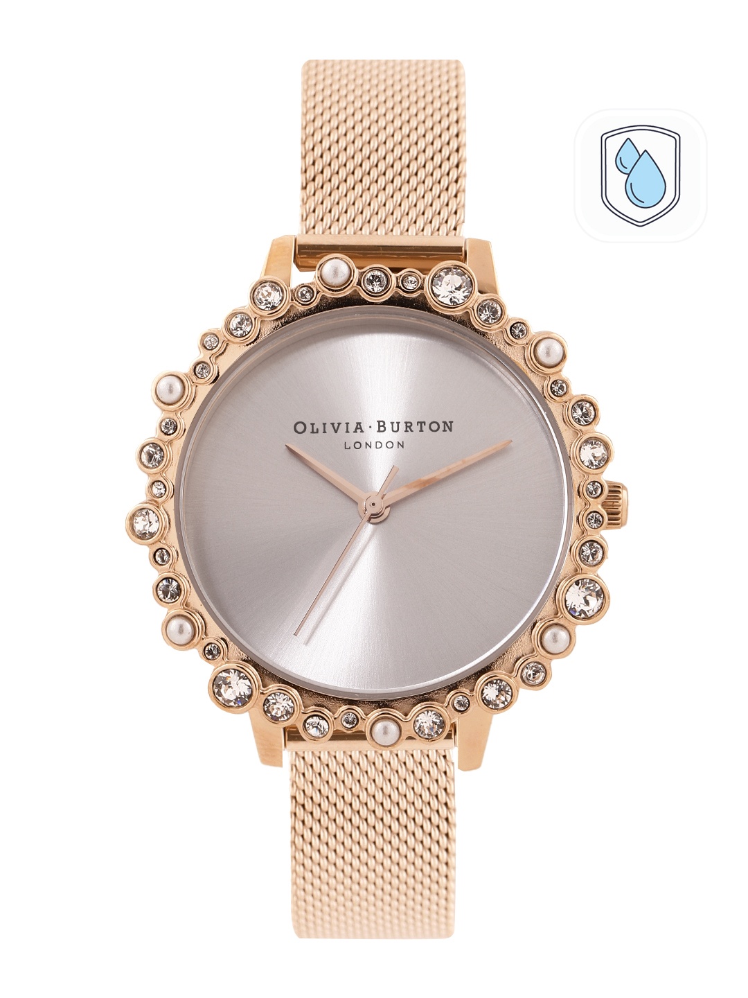 

Olivia Burton Women Embellished Under The Sea Bracelet Style Watch OB16US50-Pink, Mauve