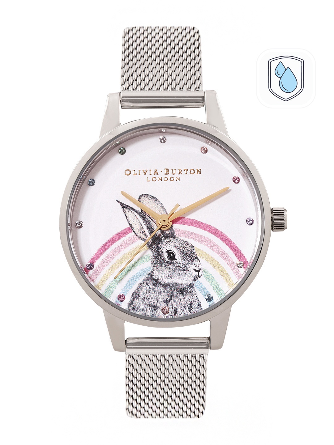 

Olivia Burton Women Illustrated Animals Bracelet Analogue Watch OB16WL89-White