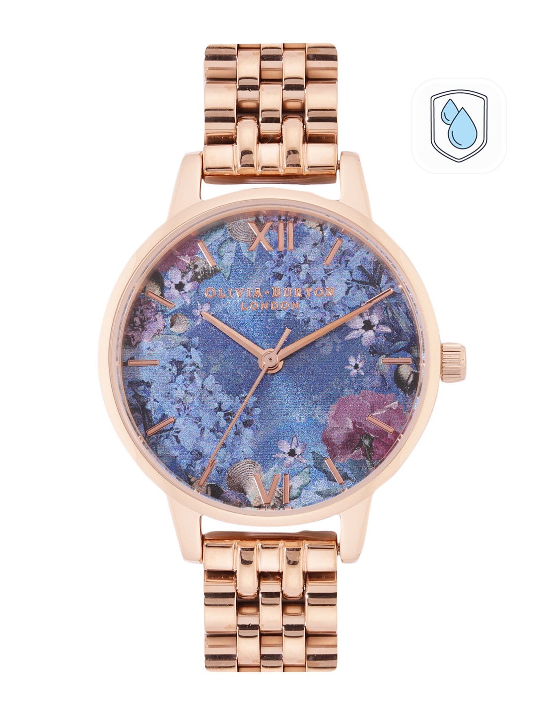 

Olivia Burton Women Embellished Under The Sea Analogue Watch OB16US25, Blue