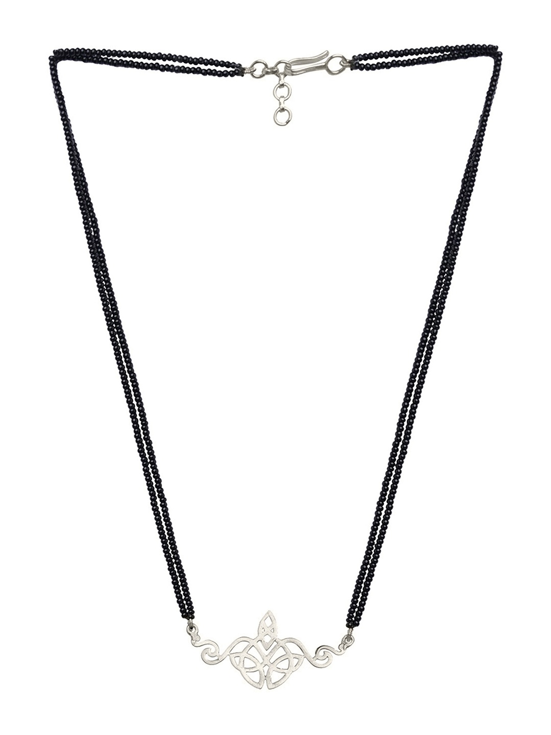 

ahilya 92.5 Sterling Silver Beaded Mangalsutra
