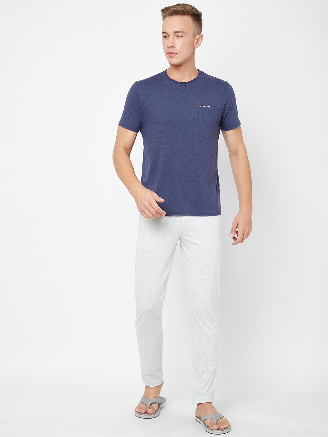 

Sweet Dreams Round Neck Night Suit, Blue