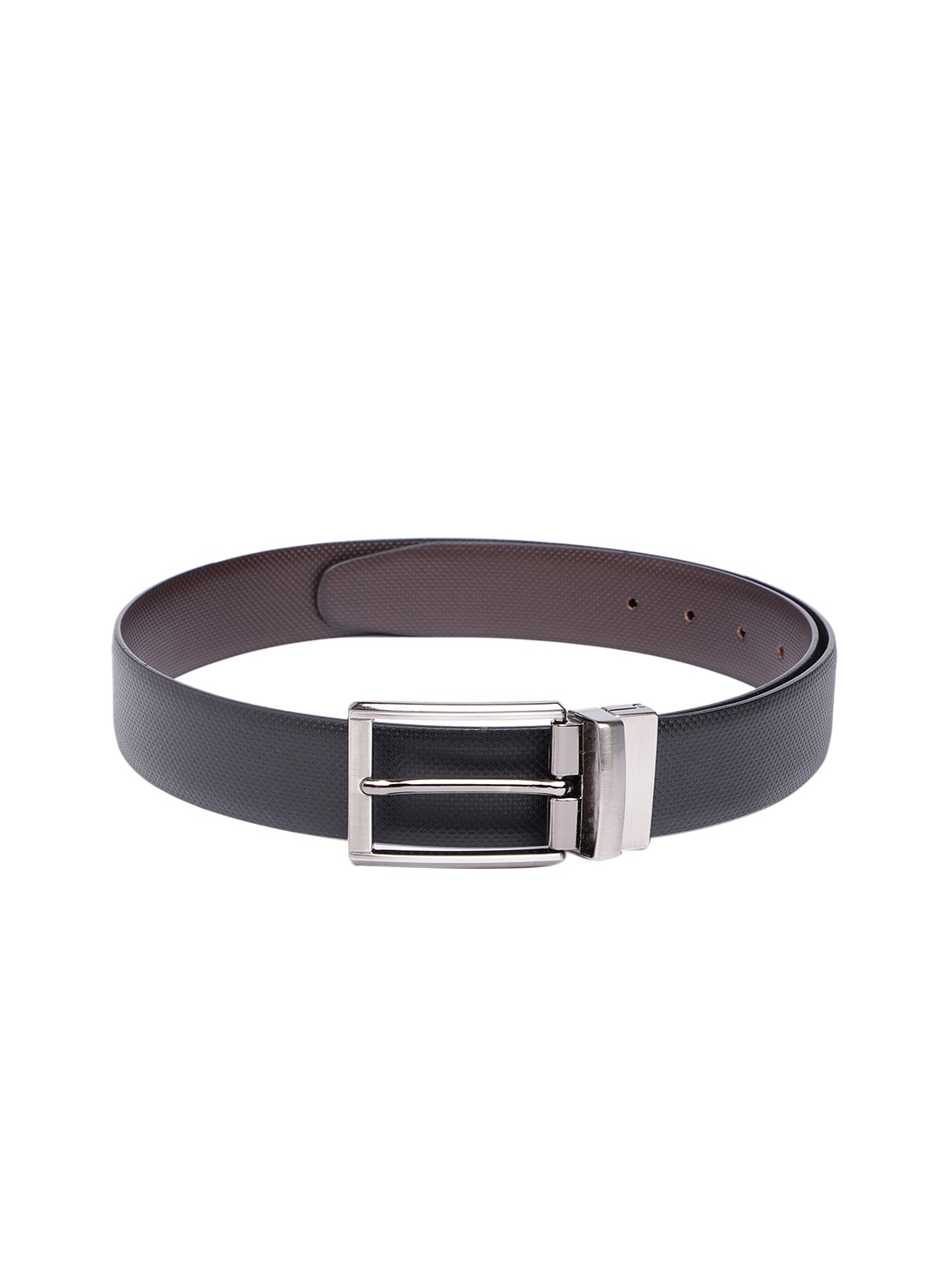 

CRUSSET Men Reversible Formal Belt, Black