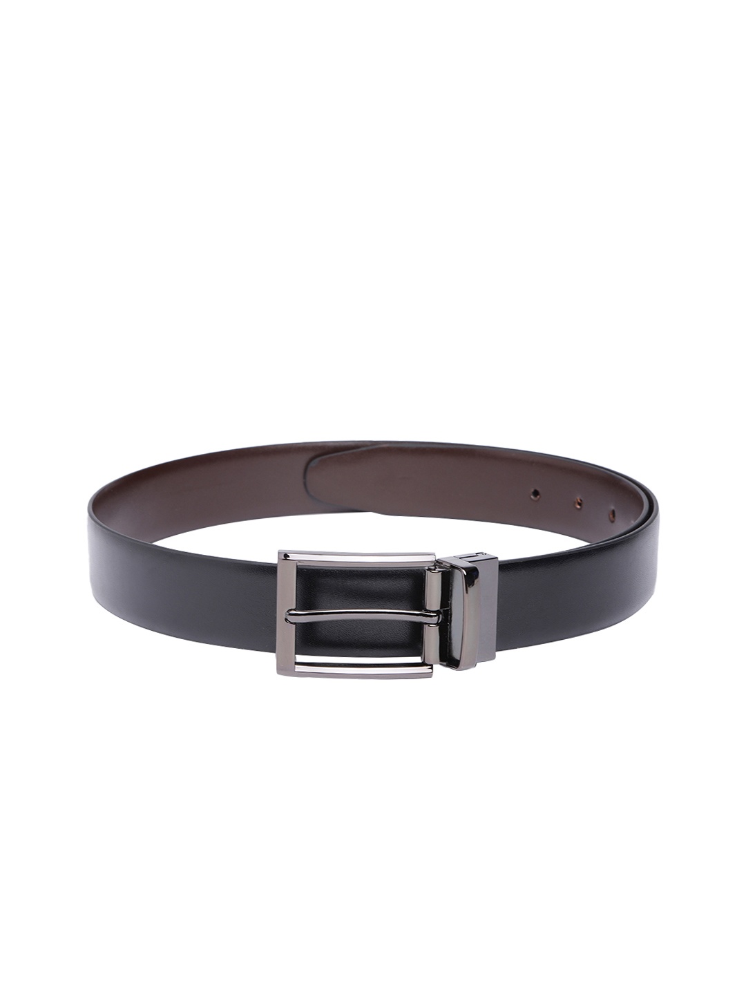 

CRUSSET Men Reversible Formal Belt, Black
