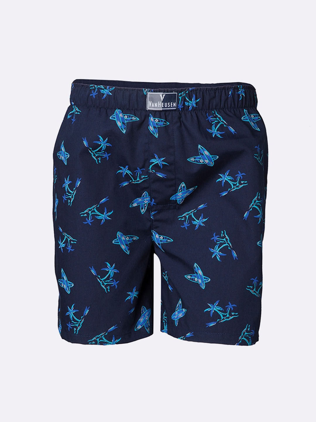 

Van Heusen Boys Printed Ultra Soft Boxer Shorts, Navy blue