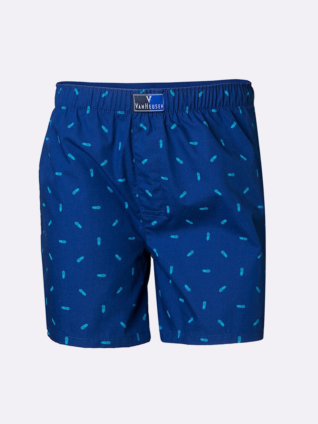 

Van Heusen Boys Allover Print Functional Pocket Ultra Soft Boxer Shorts IKBBX1KB821111, Blue