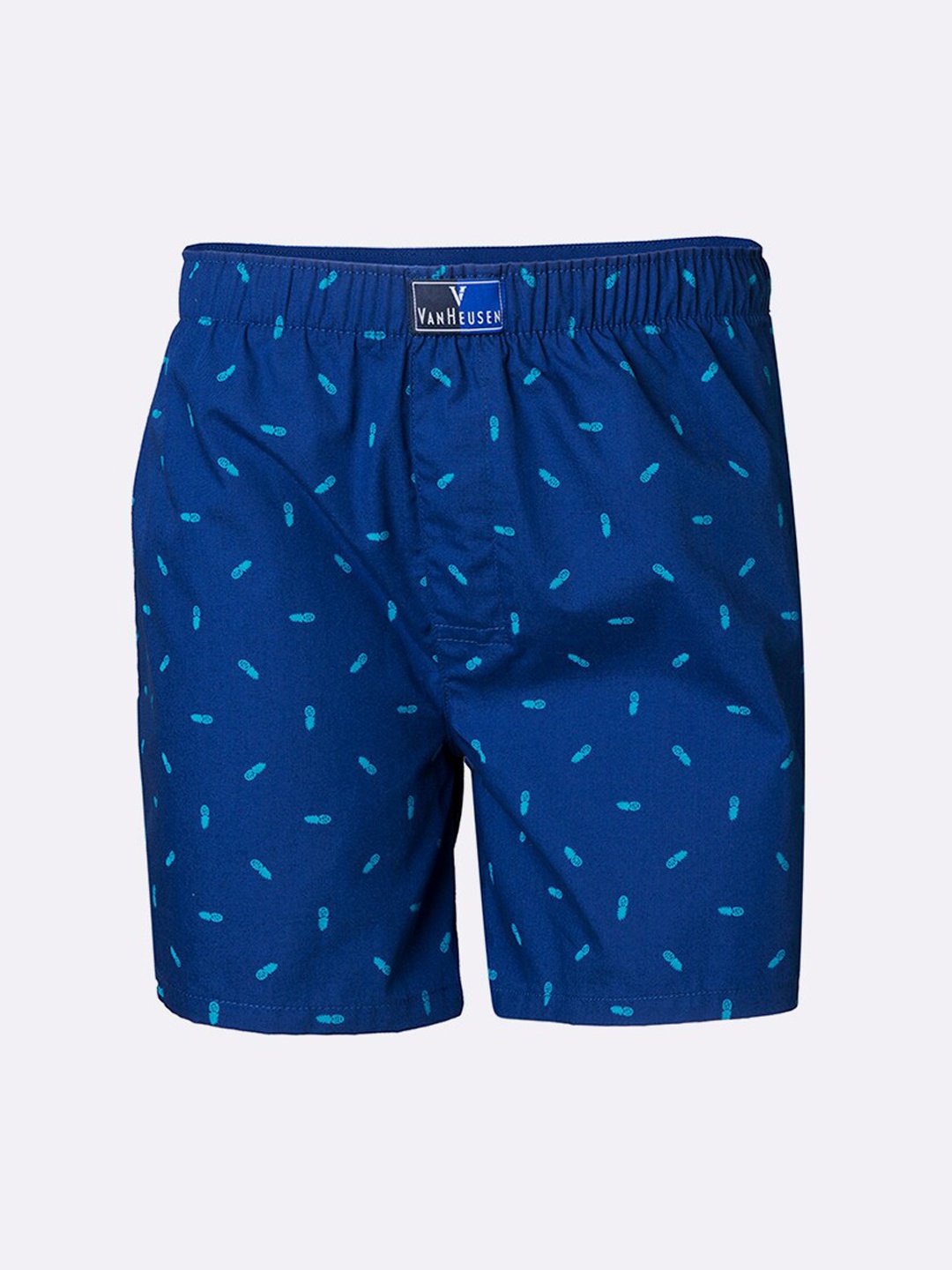

Van Heusen Boys Printed Cotton Boxers, Navy blue