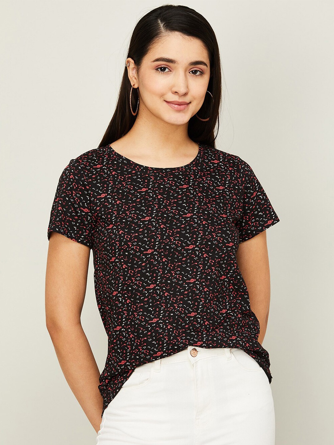 

Fame Forever by Lifestyle Music Printed Cotton T-shirt, Black