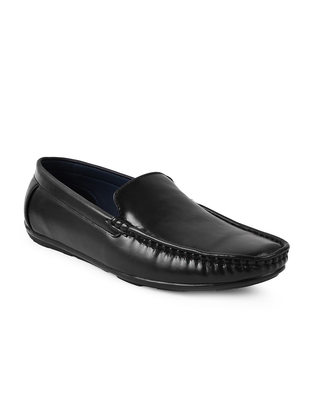 

Paragon Men Round -Toe Formal Slip-On Loafers, Black
