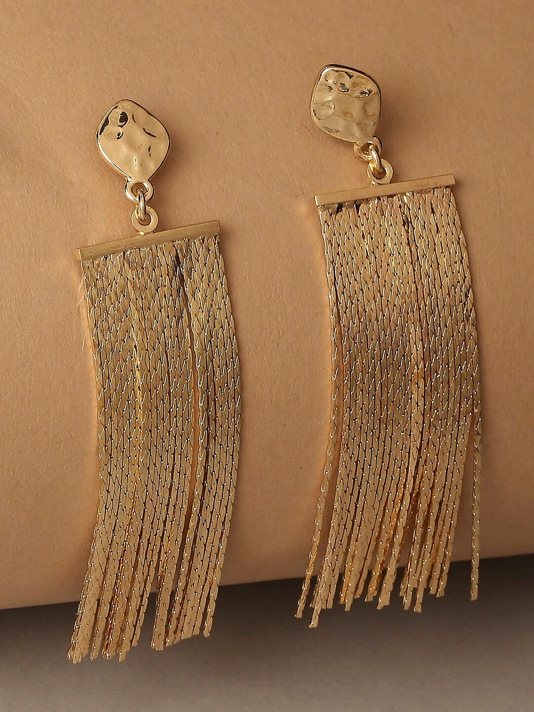 

Accessorize Waterfall Chain Classic Drop Earrings, Gold
