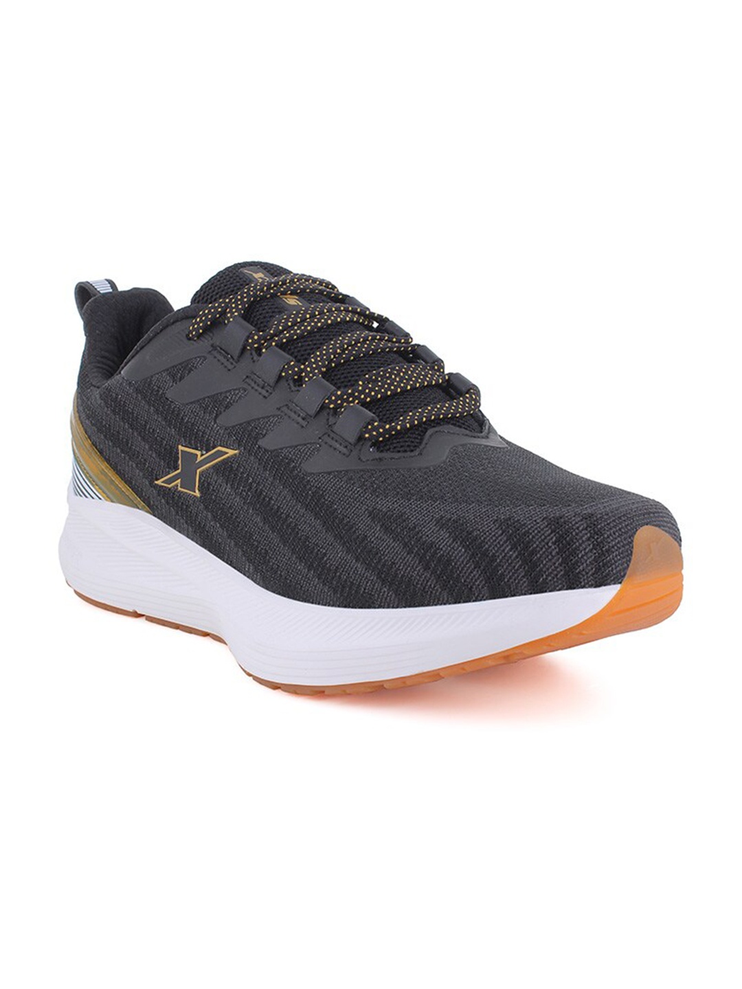 

Sparx Men Mesh Lace-Up Running Non-Marking Sports Shoes, Black