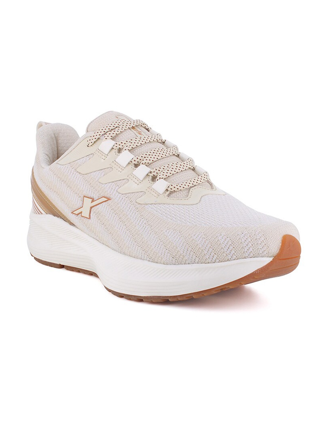 

Sparx Men Mesh Non-Marking Running Shoes, Off white