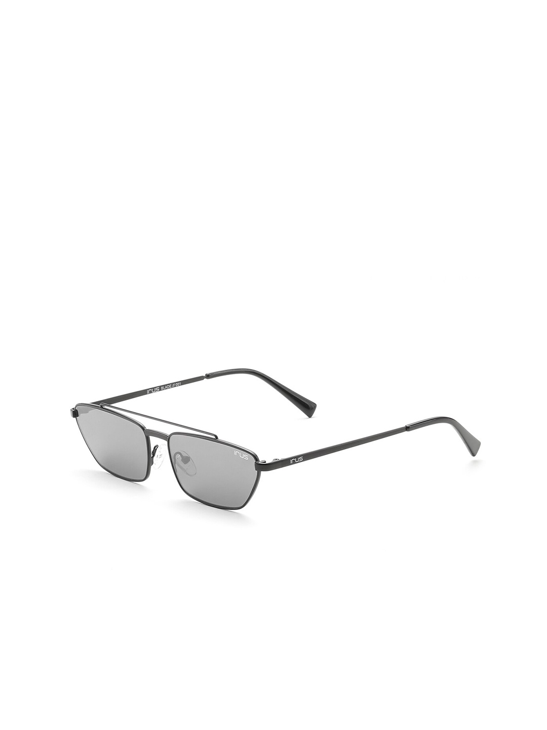 

IRUS by IDEE Rectangle Sunglasses with UV Protected Lens IRS1030C1SG, Grey