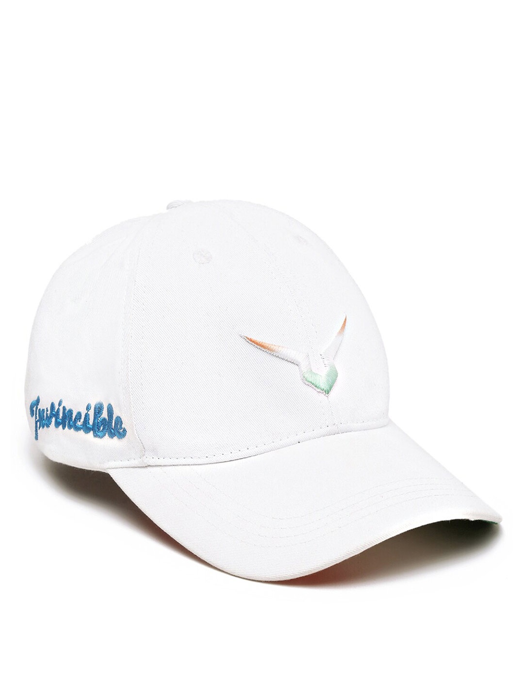

Invincible India Limited Edition Unisex Baseball Cap, White