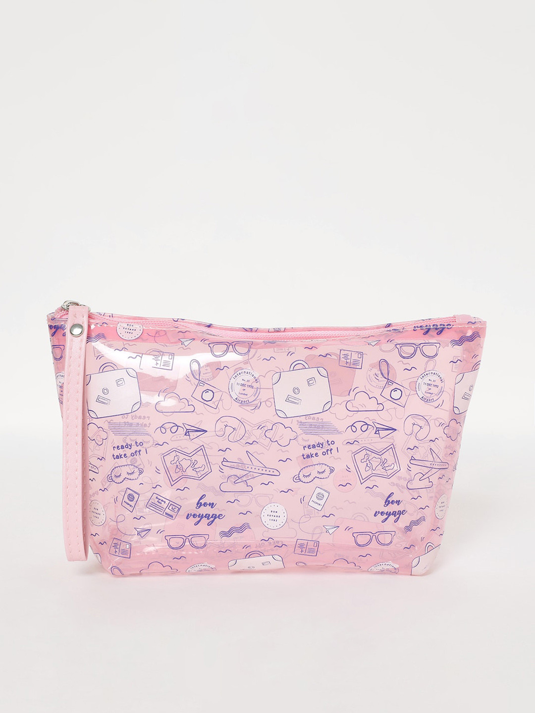 

Ginger by Lifestyle Printed Makeup Organizers, Pink
