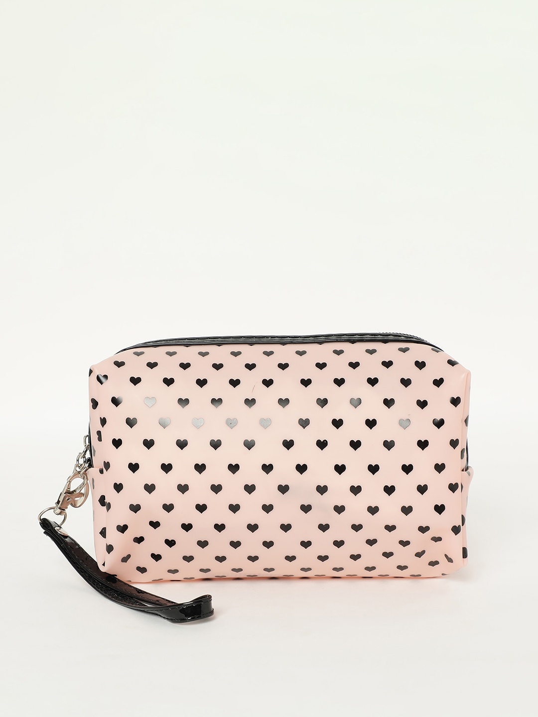 

Ginger by Lifestyle Women Geometric Printed Pouch, Peach