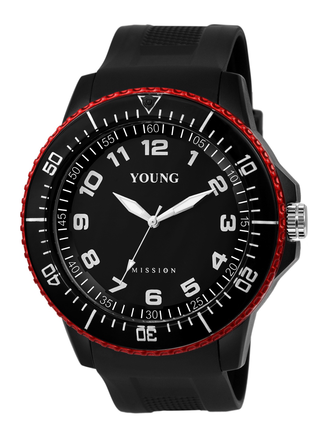 

Kool Kidz Kids Straps Analogue Watch YM 601 RD, Black