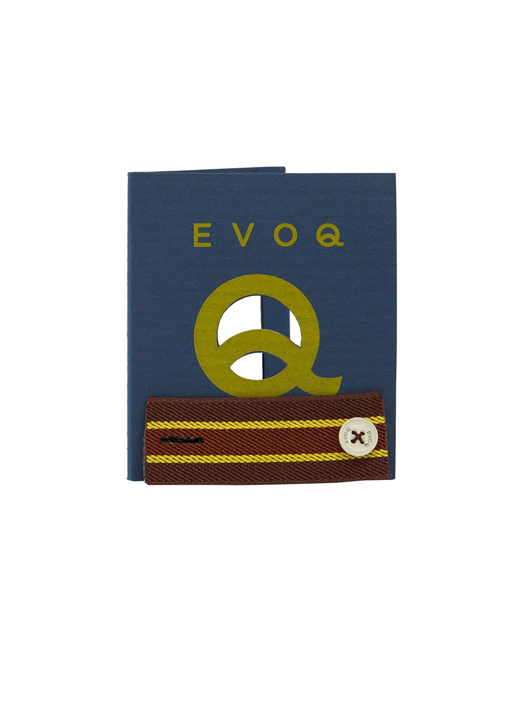 

EVOQ Pack Of 2 Striped Elastic Cuff Bands, Brown