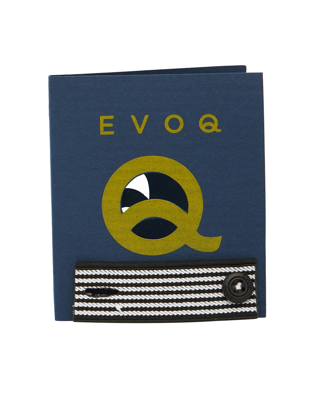 

EVOQ Striped Rectangle Elastic Cuff Bands, Black