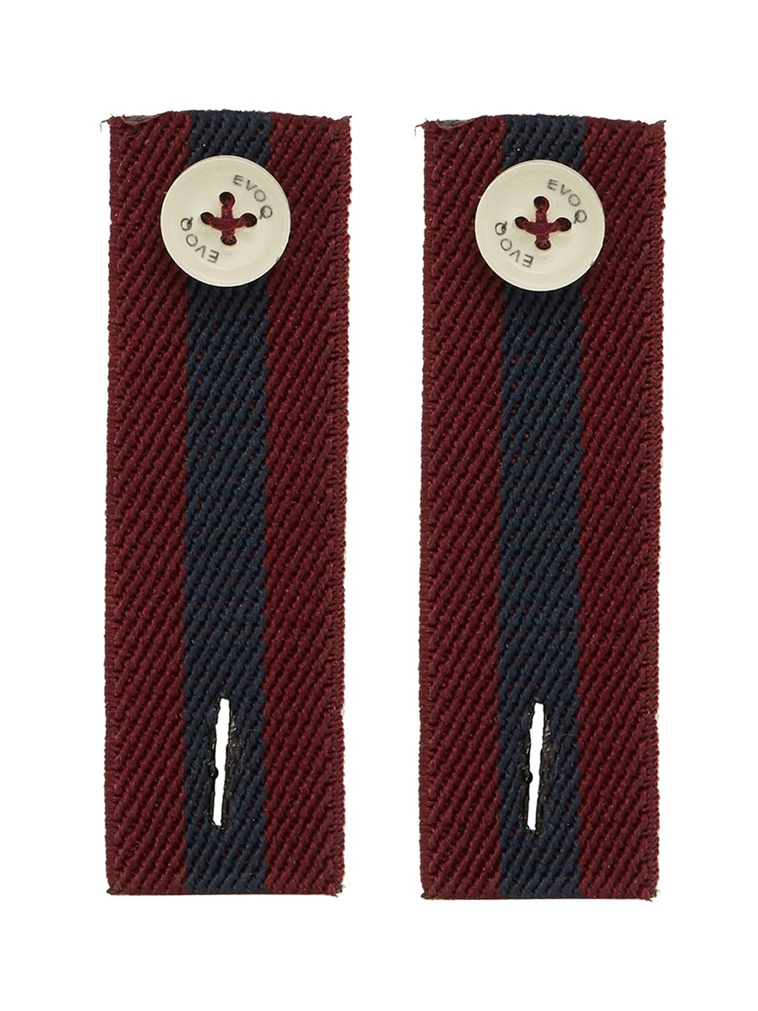 

EVOQ Men Colourblocked Cuff Bands, Maroon