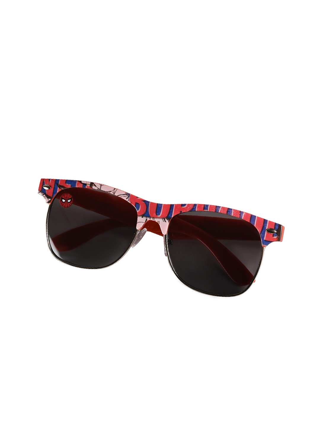 

Marvel Boys Square Spiderman Sunglasses with Polarised and UV Protected Lens TRHA22554, Brown