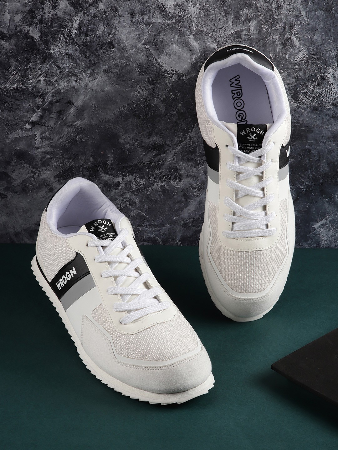 

WROGN Men Solid Sneakers, White