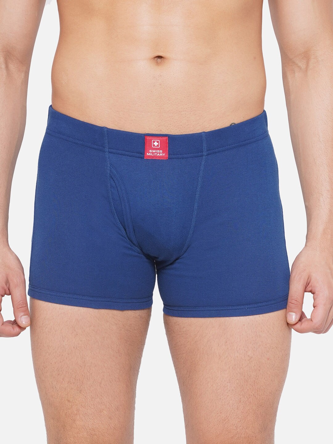 

SWISS MILITARY Outer Elastic Cotton Trunk, Navy blue