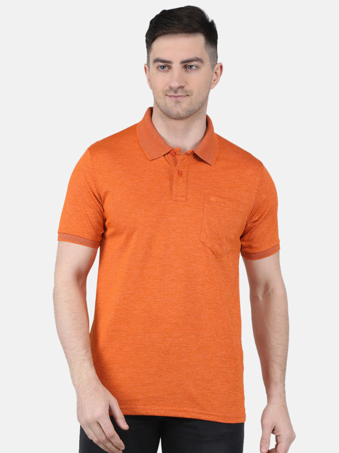 

Monte Carlo Polo Collar Short Sleeves T-Shirt, Orange