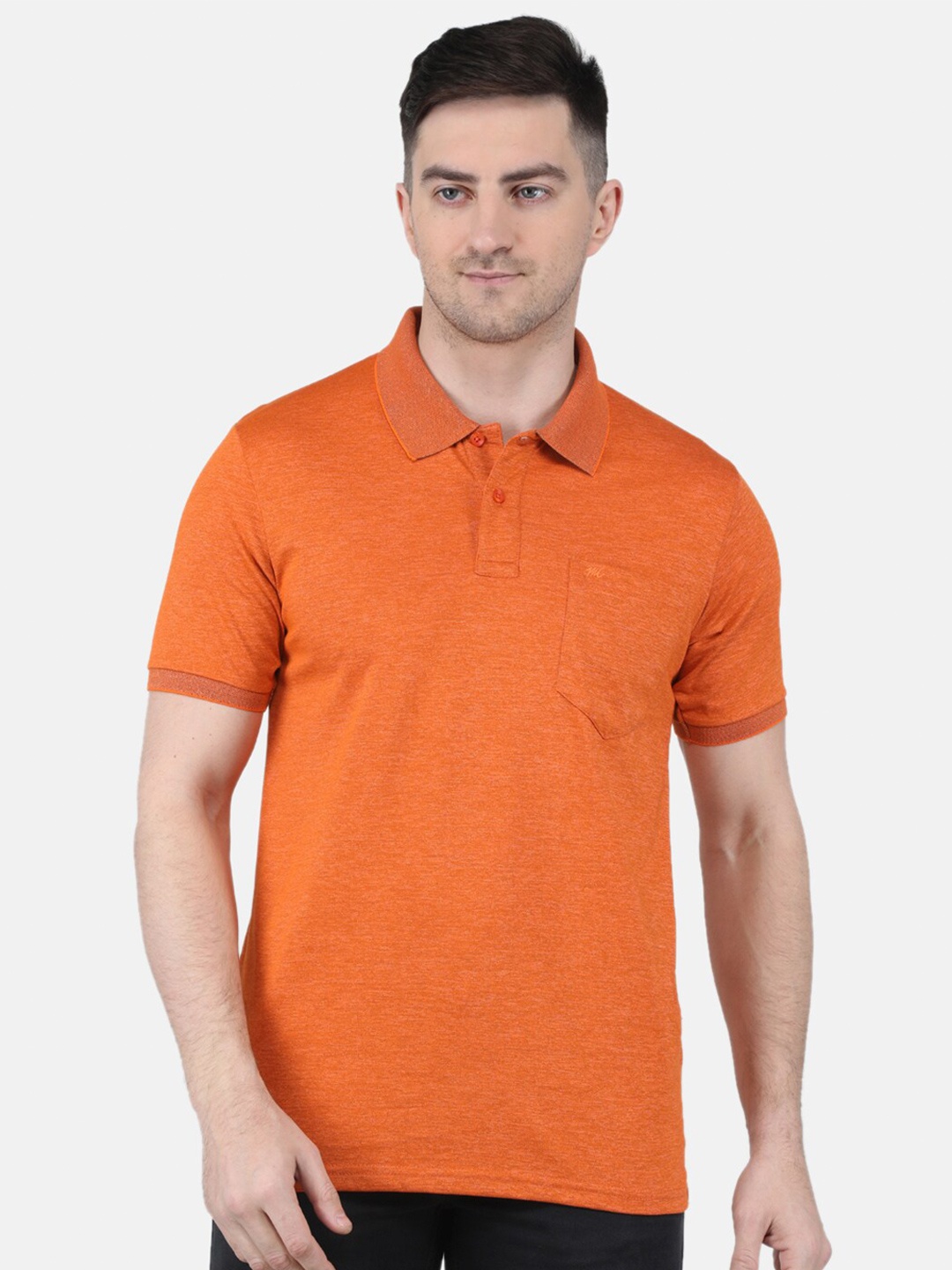 

Monte Carlo Polo Collar Short Sleeves T-Shirt, Orange