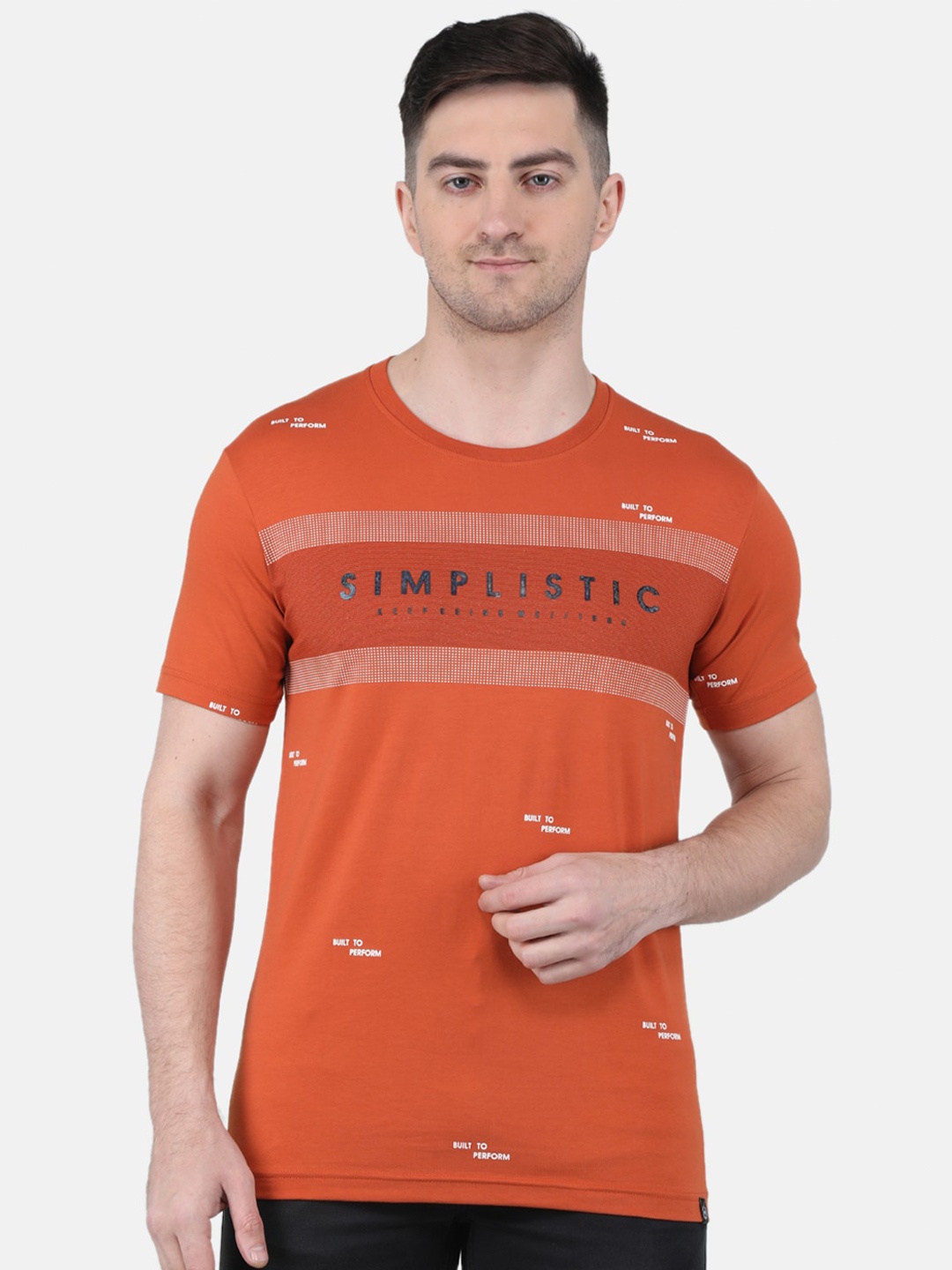 

Monte Carlo Typography Printed T-shirt, Rust