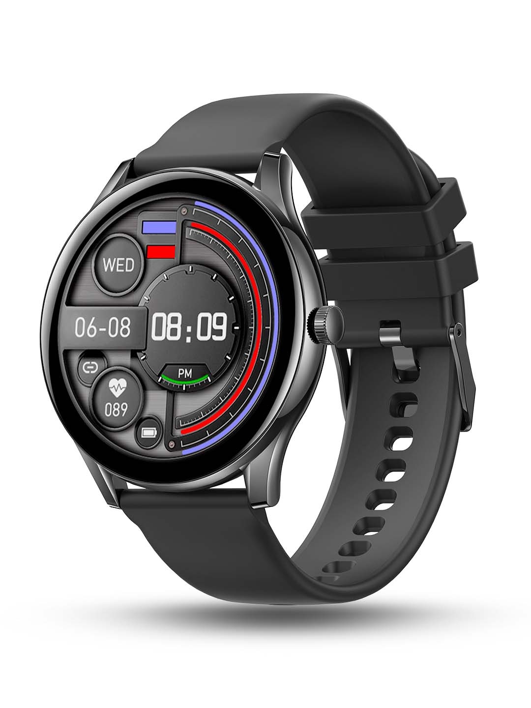

pebble Cosmos Bold Bluetooth Calling Smartwatch, Black