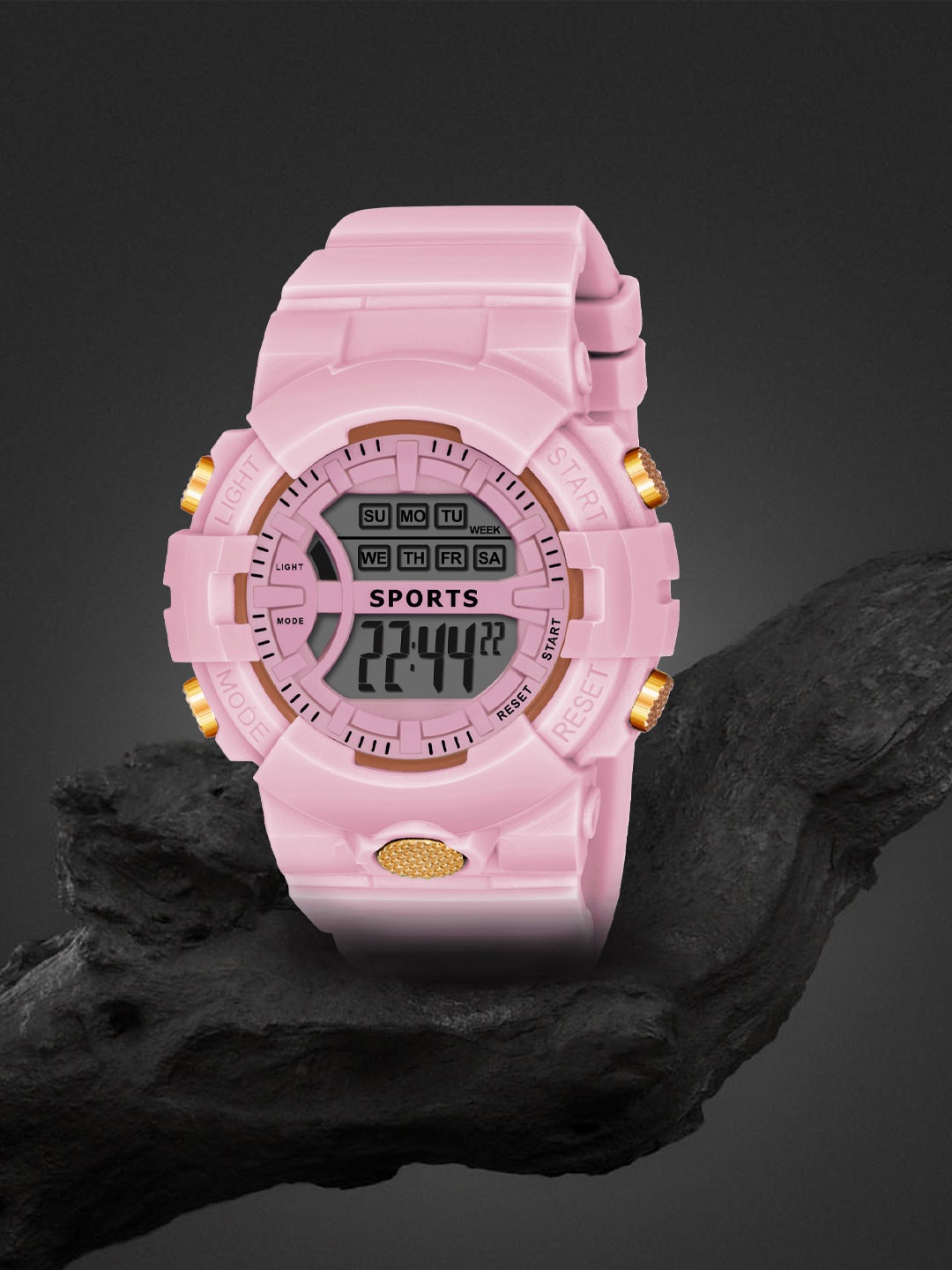

Shocknshop Kids LED Backlight Digital Multi Function Watch WCH325 Pink
