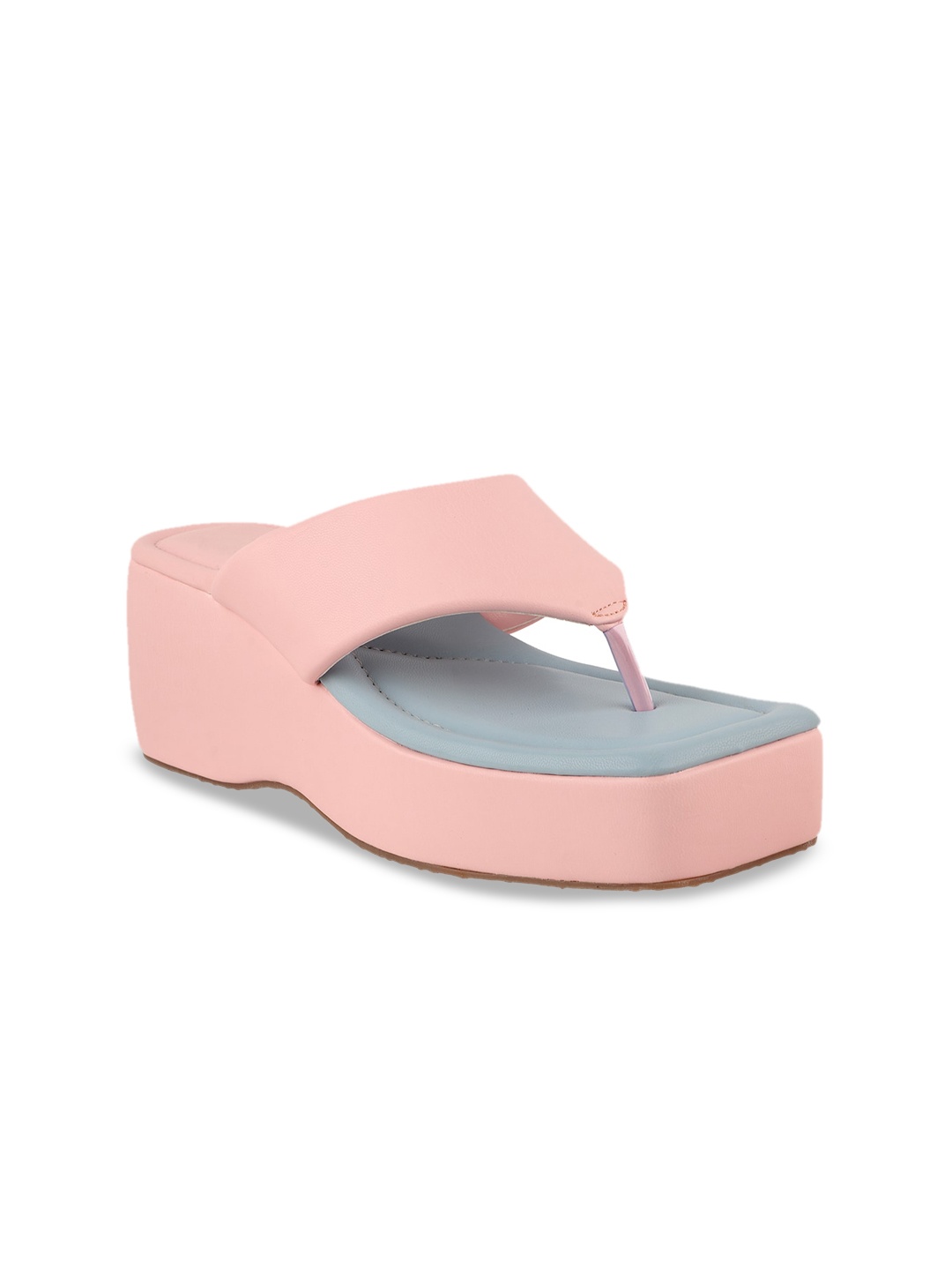 

Try Me Open Toe Flatform Heels, Pink