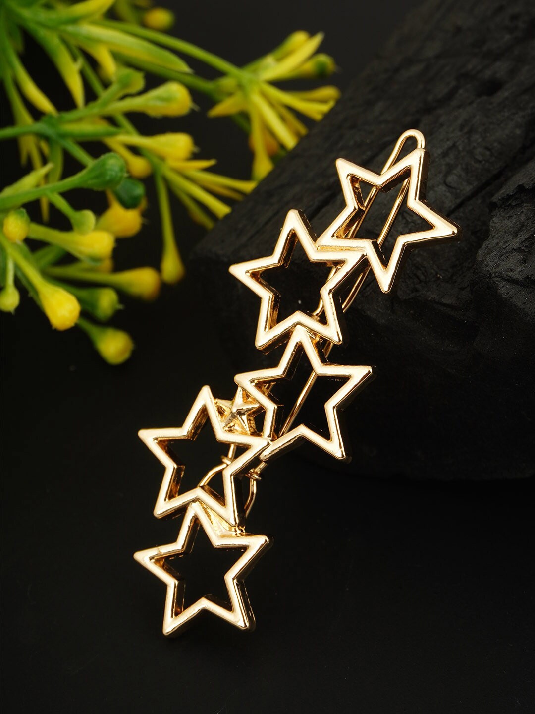 

Ferosh Women Embellished Bobby Pin, Gold