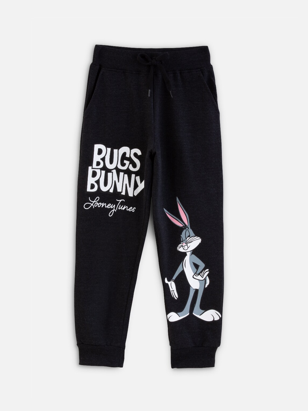 

Nap Chief Kids Bugs Bunny Printed Joggers, Black