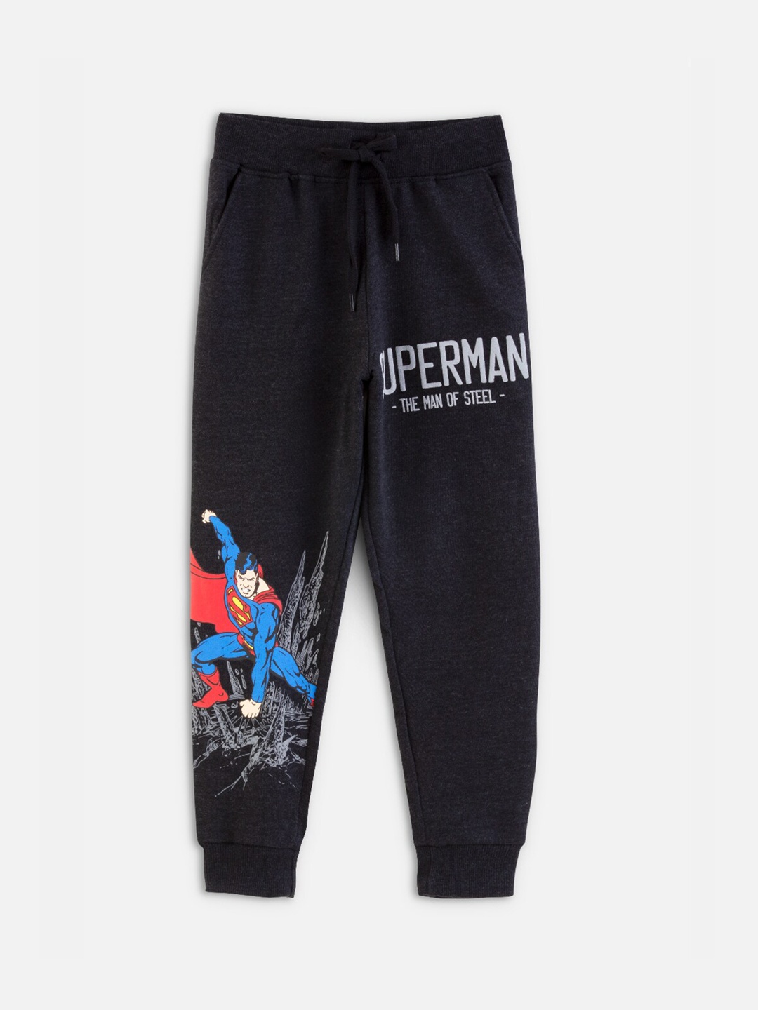 

Nap Chief Kids Superman Printed Joggers, Black
