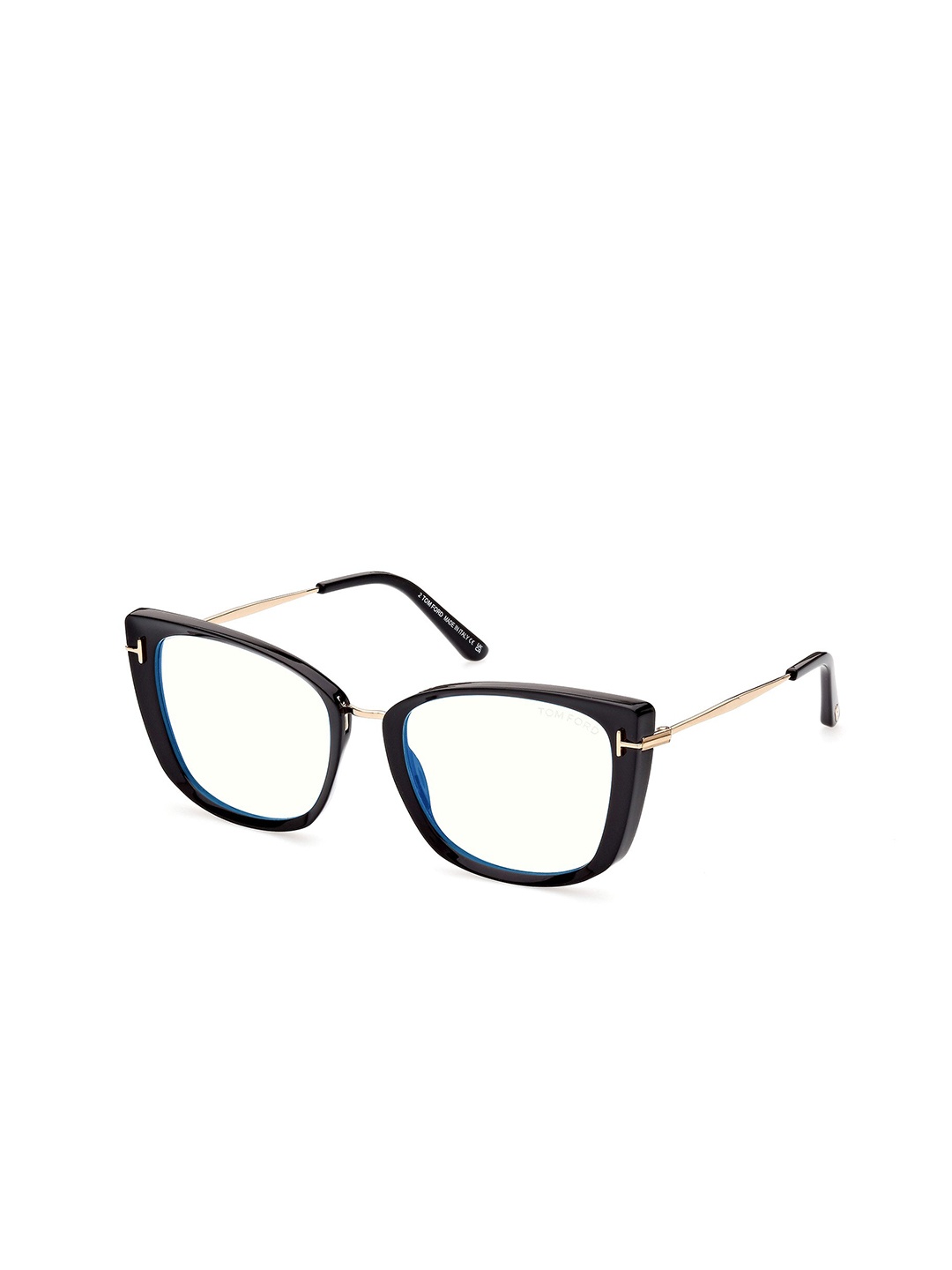 

Tom Ford Women Full Rim Cateye Frames FT5816-B_001, Transparent