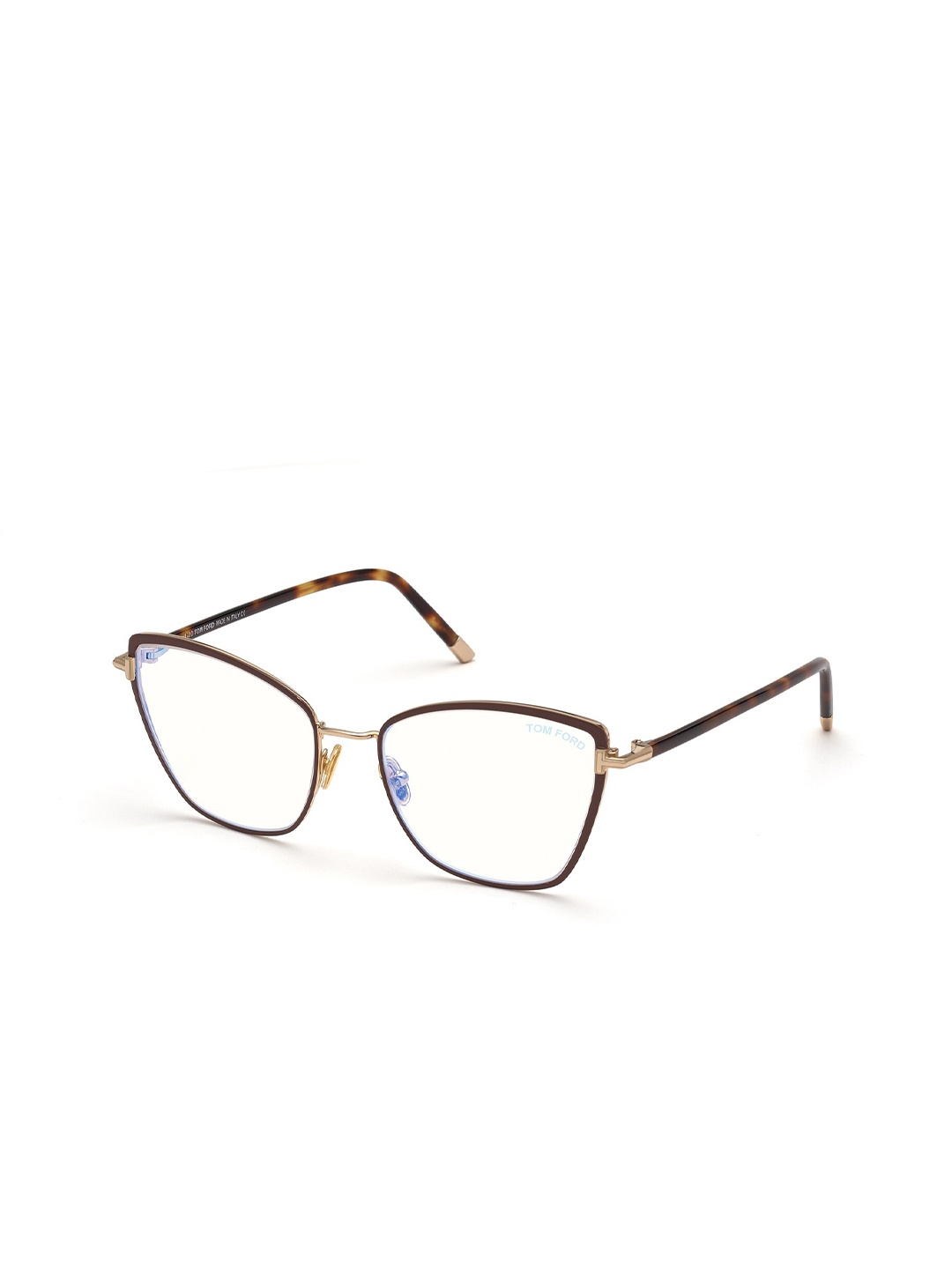 

Tom Ford Women Abstract Full Rim Square Frames FT5740-B_048, Transparent