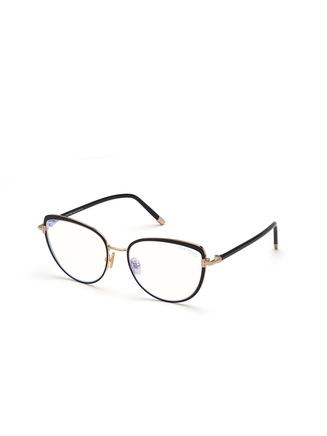 

Tom Ford Women Full Rim Cateye Frames FT5741-B_001, Transparent